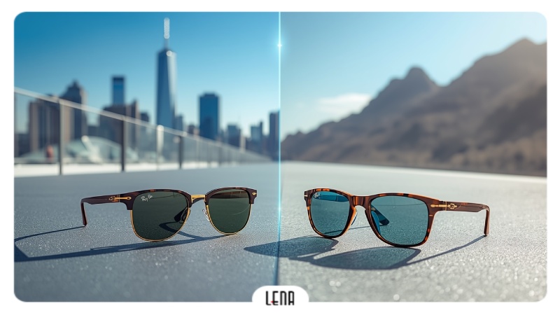 عینک‌های Ray-Ban و ‌Oakley درنمایی زیبا 